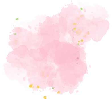 水彩ピンク